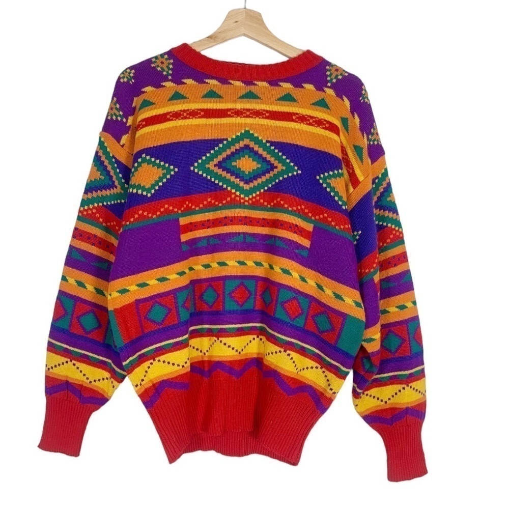 Vintage Meister Retro Southwestern Sweater Size Large